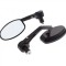 Set 2 oglinzi, montaj capat ghidon, culoare negru Cod Produs: MX_NEW LU0220