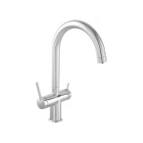 Baterie inalta pentru chiuveta cu apa filtrata crom BFT41