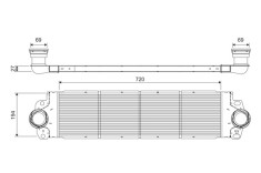 VALEO 818272 Intercooler, compresor foto