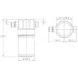 Filtru uscator aer conditionat Audi 80 1991-1995, A4 1994-2000, A6 2001-2004, A6 1997-2001, Cabrio 1991-2000, Coupe (B3), 88-1996; Volkswagen Passat