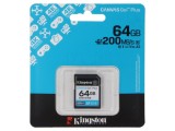 Card Memorie Kingston SDXC 64GB 200MB/s Clasa 10 UHS-I U3 SDG4