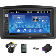 [KIT] MP5 Player pentru Mercedes Benz, WinCE, Bluetooth, USB, CardSD, Camera Marsarier, Auxiliar, Mirrorlink, Touchscreen - AD-BGP7010B+AD-BGRBE014