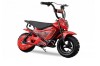 Mini Motocicleta Electrica Copii NITRO ECO Flee 300W 24V, Roti Ajutatoare, Rosu, 3-6 Ani