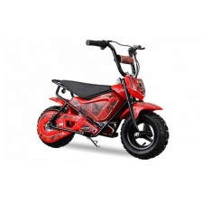 Mini Motocicleta electrica cu roti ajutatore, NITRO ECO Flee 300W 24V, culoare Portocalie