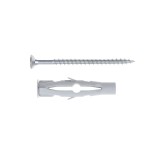 Diblu universal din plastic, cu surub cu cap inecat, Friulsider FXVT, 10 x 60 mm