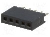 Conector 5 pini, seria {{Serie conector}}, pas pini 1.27mm, CONNFLY - DS1065-01-1*5S8BV