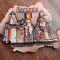 D1 - Magnet frigider - tematica turism - Castelul Bran - Dracula - Romania 9