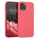 Husa kwmobile pentru Apple iPhone 12/iPhone 12 Pro, Silicon, Roz, 53939.103, Carcasa