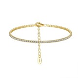 Cumpara ieftin Bratara din argint 925 pentru dama, JW1746, model tennis, placata cu aur