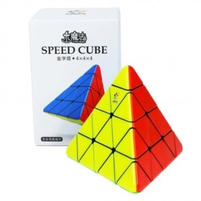 Cub tip Rubik Master Pyraminx YuXin Little Magic, jucarie educativa foto