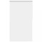Jaluzea cu role opace alb 125x210 cm lățime material 121,6 cm
