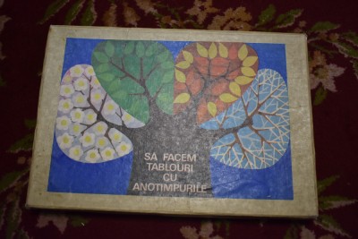 PACHET PESTE 50 PLANSE didactice SA FACEM TABLOURI CU ANOTIMPURILE == BONUS 20 planse litere ALFABET foto