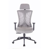 Cumpara ieftin Scaun rotativ ergonomic de birou Ergomax gri deschis