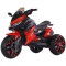Motocicleta electrica pentru copii, doua motoare, acumulator 12V, cu muzica si lumini, 8008 rosu