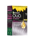 Vopsea de par permanenta fara amoniac Olia 9.11 Silver Smoke, 174ml, Garnier