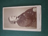 Fotografie tip cdv , RICHARD WAGNER , dimensiuni 11 cm x 6 cm