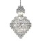 Candelabru Cristal WINDSOR Grande Supremo 10xE14, Diametru 60X90cm, Crom Lucios, Inaltime Reglabila