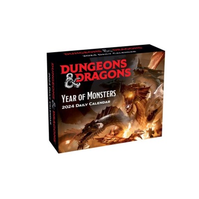 Dungeons &amp;amp; Dragons 2024 Day-To-Day Calendar: Year of Monsters foto