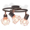 Lustra cu 3 becuri LED cu filament, 12 W
