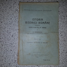 ISTORIA BISERICII ROMANE- N.DOBRESCU, 1923