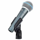 Microfon shure beta 58a, profesional, cu fir, borseta, nuca, cablu 5M