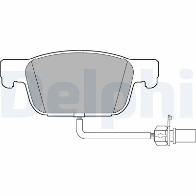 DELPHI LP3219 set placute frana,frana disc foto