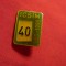 Insigna 40 ani ICSIM - Constructii 1990 ,metal si email ,l=2,2cm