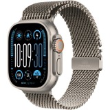 Apple Watch Ultra 2, GPS, Cellular, Carcasa Natural Titanium 49mm, Natural Titanium Milanese Loop - M