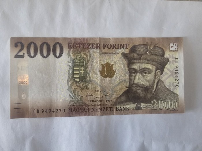 Ungaria 2000 Forint 2016 Noua