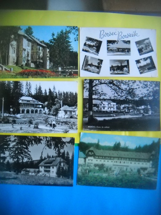 HOPCT LOT NR 150 BORSEC JUD HARGHITA -6 CARTI POSTALE-RPR-NECIRCULATE