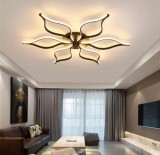 Lustra Led, Design Modern, Control Telecomanda , 144W, Lumina Reglabila 3000&ndash;6500K