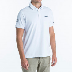 Tricou polo navigație SAILING 100 Alb Bărbați