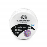 Cumpara ieftin Gel luminiscent Luminous Glitter Gel cu sclipici hexagon 5g, 05, Global Fashion