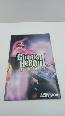 Guitar Hero III Legends of Roxck - PS2 brochure foto