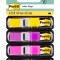 Index mini Post-it 11,9 mm x 43,2 mm 4 culori asortate in dispenser 24 file/culoare Index Post-it 3M plastic 4 culori