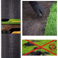 Plasa gradina anti daunatori si cartite, 30g/m2, 1x100metri, neagra Household NewTrend