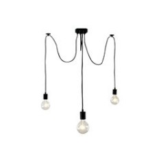 Candelabru, 3 puncte de lumină, 110 cm, negru