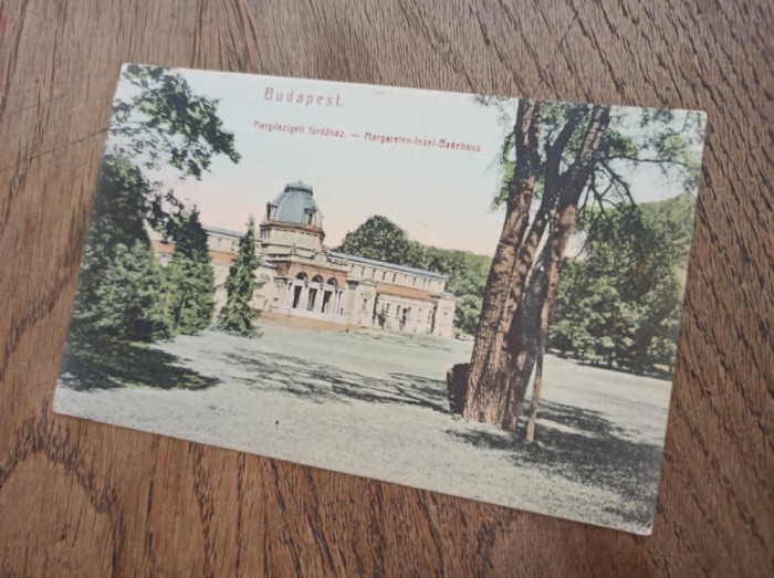 CARTE POSTALA RECLAMA 1910 - RECLAMA ANTISEPTIC &#039;&#039; CALOMEL&#039;&#039; *** BUDAPESTA, BAILE