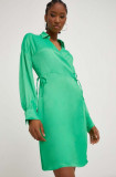 Cumpara ieftin Answear Lab rochie culoarea verde, mini, drept