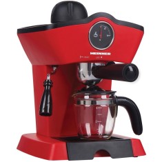 Espressor Heinner HEM-200RD, 800W, 3.5 bar, filtru inox, 250 ml, Rosu