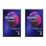 Cumpara ieftin Pachet Prezervative Durex Intense Orgasmic 2x16, 32 bucati