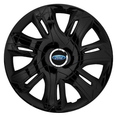 Set 4 capace roti Supernova black laquered R16 Compatibil Cu Ford foto