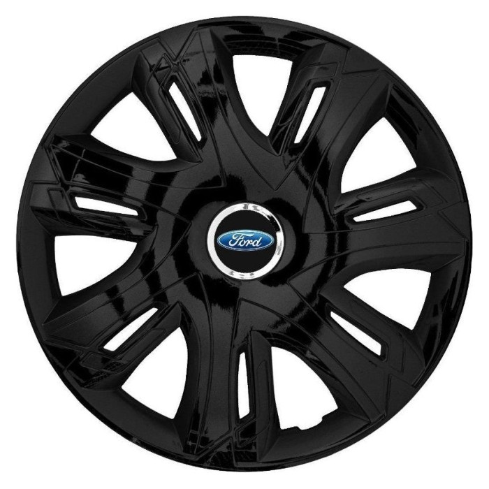 Set 4 capace roti Supernova black laquered R16 Compatibil Cu Ford