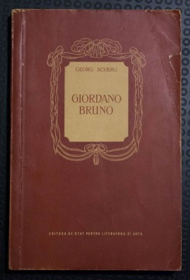 Georg Scherg - Giordano Bruno foto