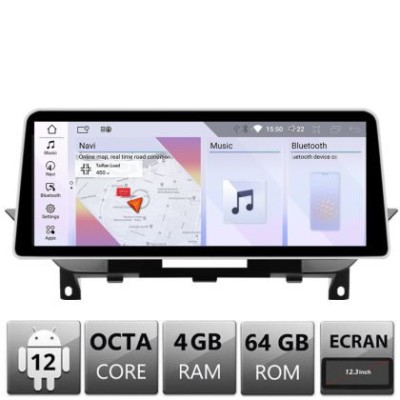 Navigatie BMW X1 E84 2010-2011 cu ecran CIC Android ecran 10.25&amp;quot; 4+64 4G BT CarStore Technology foto