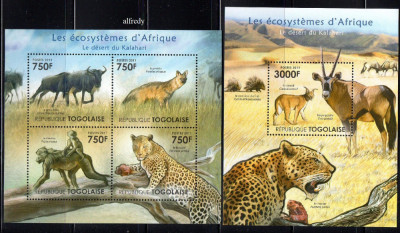 TOGO 2011, Fauna, serie neuzata, MNH foto