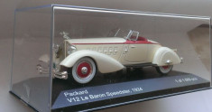 Macheta Packard V12 Le Baron Speedster 1934 - WhiteBox 1/43 - noua foto