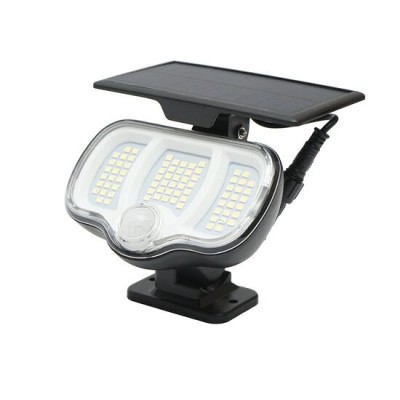 Lampa solara de perete cu senzor de miscare, LED 0.8 W, panou extern, 1200 mAh, IPX4, Breckner Germany foto