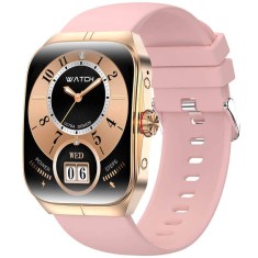 SMARTECH SmartWatch cu Apel Bluetooth, Ritm Cardiac, Tensiune Arteriala, Nivel Oxigen, Calculator, Calendar, Moduri Sport, Calorii, Pasi, Monitorizare