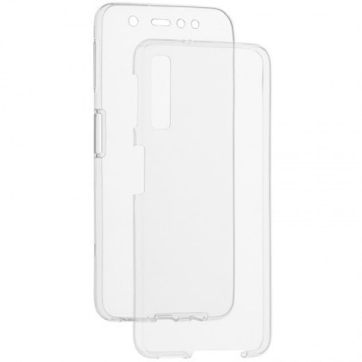 Husa 360 Fata+Spate Samsung A7 2018 TPU Transparent foto